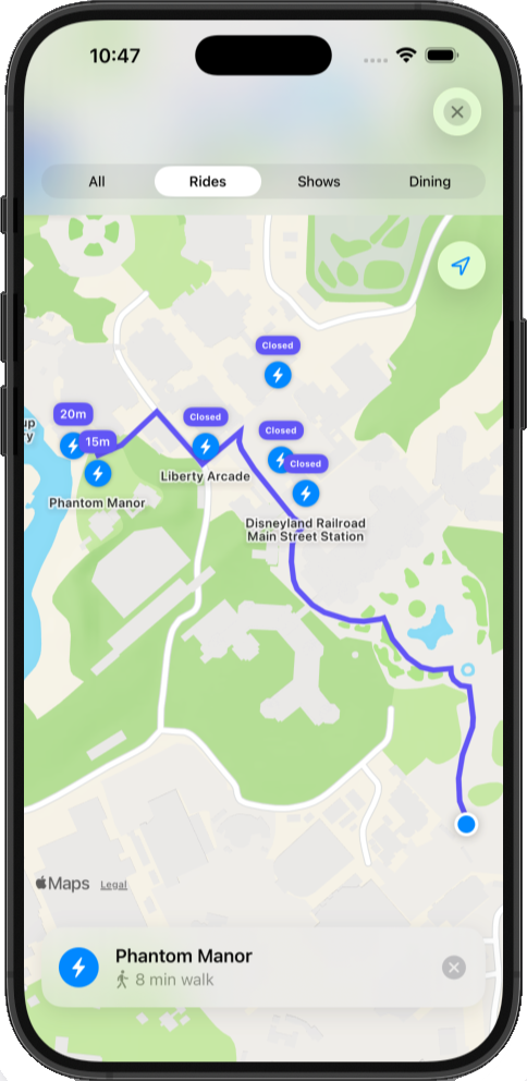 Interactive Park Map